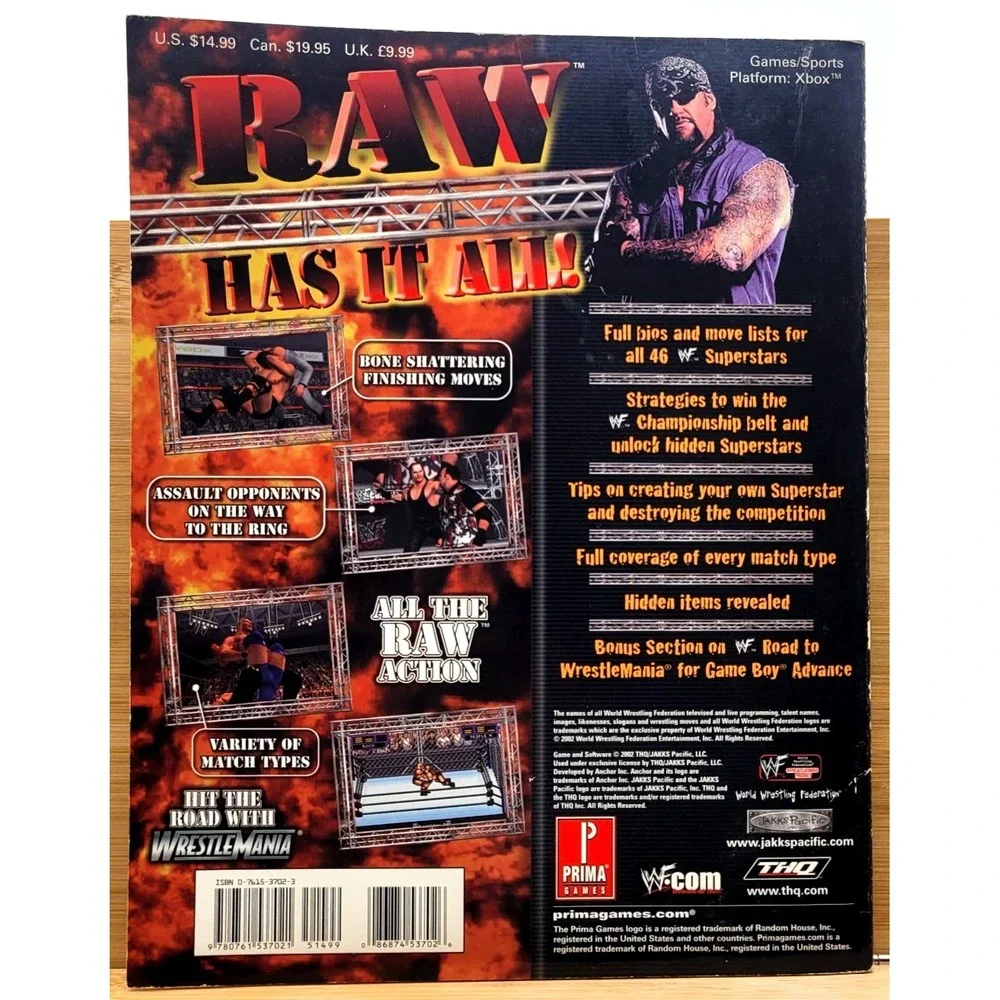 WWF Raw Prima's Official Strategy Guide‎ for Microsoft Xbox